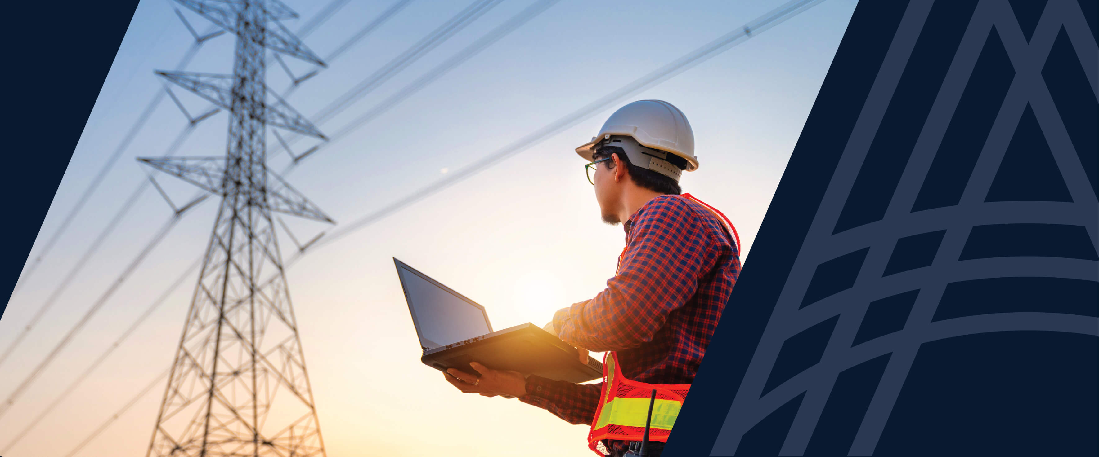 An engineer working onsite.