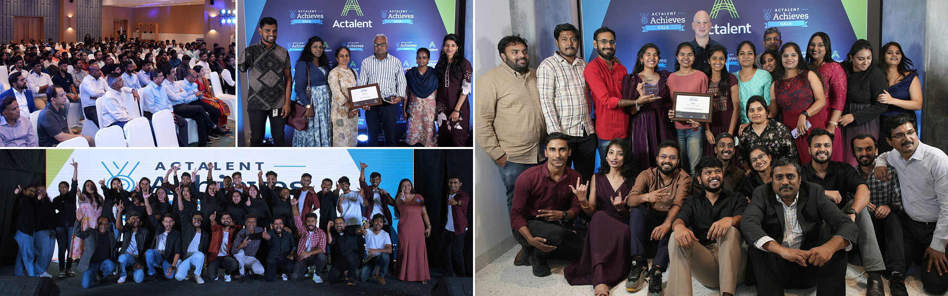 collage of photos from Actalent Achieves Gala