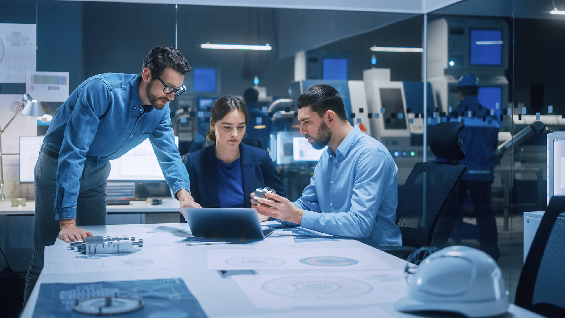Professionals partnering with clients to offer quality management consulting services and develop quality solutions for the client's quality management journey.