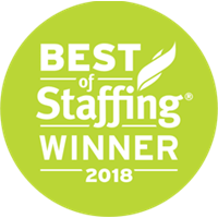 Aerotek is recognized as Best of Staffing winner in 2018.