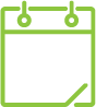 Green calendar icon