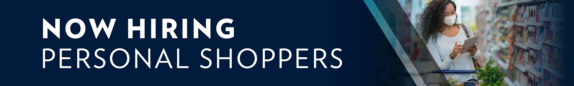 now hiring personal shoppers