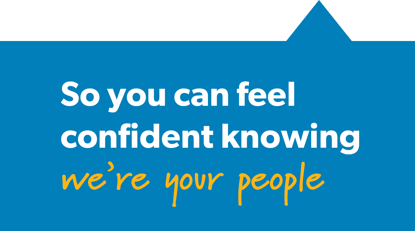 afin que vous soyez confiant en sachant que nous faisons partie de votre équipe