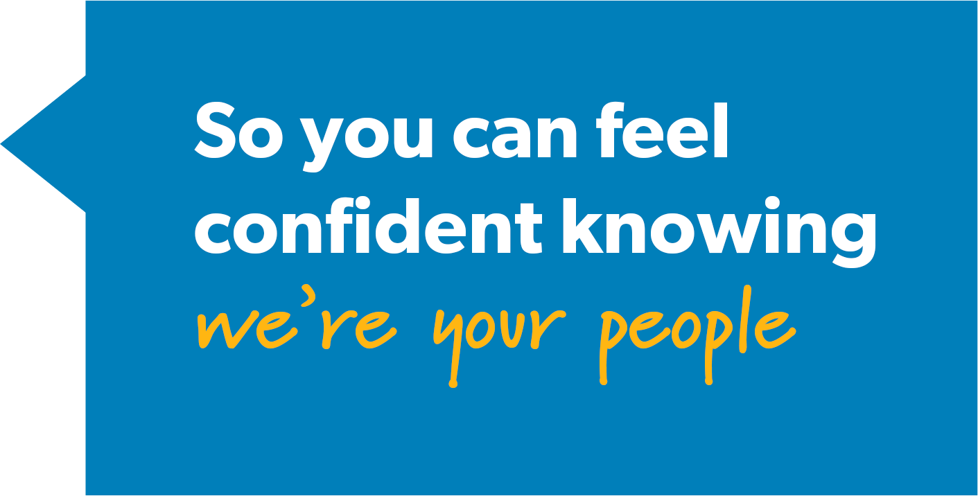 afin que vous soyez confiant en sachant que nous faisons partie de votre équipe