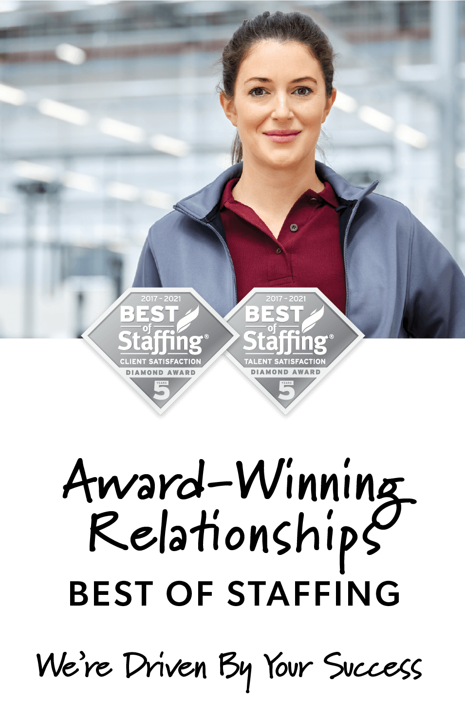 Aerotek Award-Winning Relationships Best of Staffing 2021