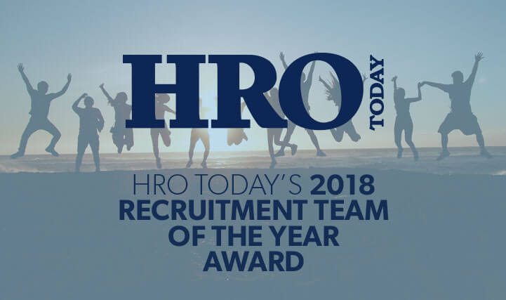 People Jumping In The Air At The Beach - For HRO Today's 2018 Recruitment Team of The Year Award.