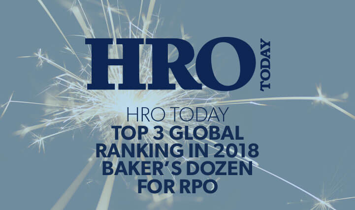 Sparkling Fireworks - For HRO Today Top 3 Global Ranking in 2018 Baker's Dozen For RPO.