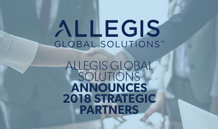 Professionals Shaking Hands - For Allegis Global Solutions Announces 2018 Strategic Partners.