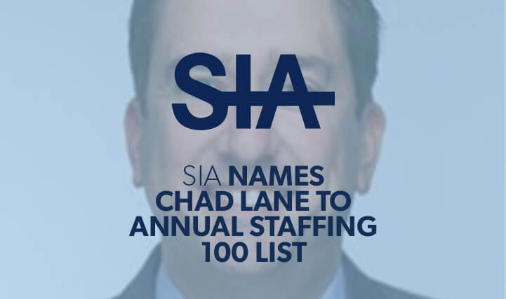 A Smiling Professional Man - For SIA Names Chad Lane To Annual Staffing 100 List