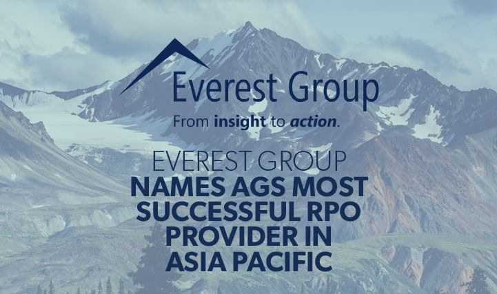 Mountain Peak - For Everest Group Names AGS Most Successful RPO Provider in Asia Pacific