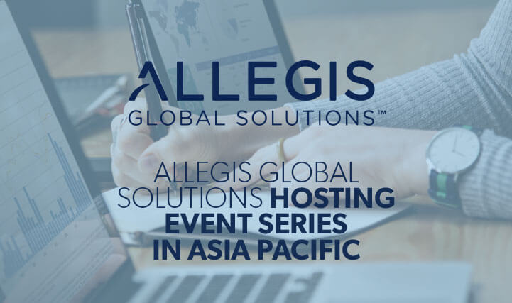 Hand Writing on a Notepad with a Pen - Allegis Global Solutions Hosting Event Series in Asia Pacific.