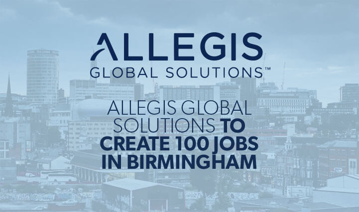 Buildings and Overcast Skies - Allegis Global Solutions To Create 100 Jobs in Birmingham. 