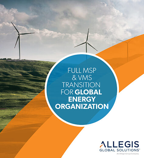 Turbine Windmills Situated in Lush, Grass Fields - For Full MSP and VMS Transition for Global Energy Organization.