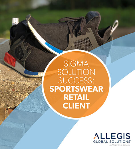 One Pair of Sneakers, Perched at top a Brick Wall - For Sigma Solution Success: Sportwear Retail Client.