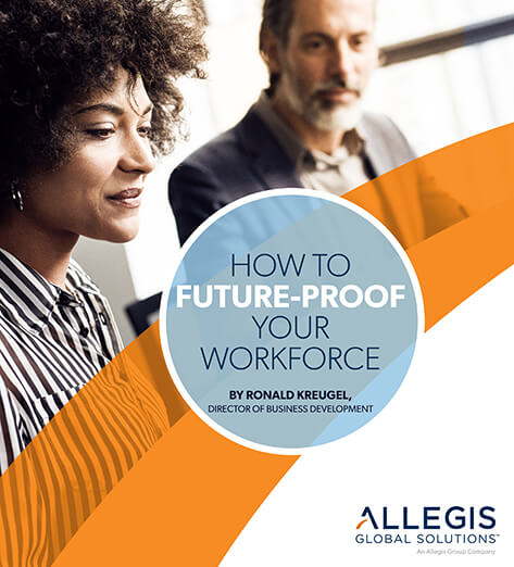 Woman & Man Sitting and Listening Intently - Future Proof Workforce