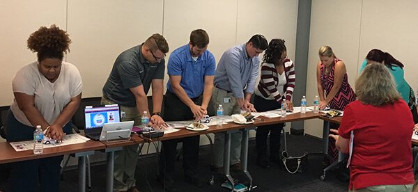 CPR training with the American Red Cross