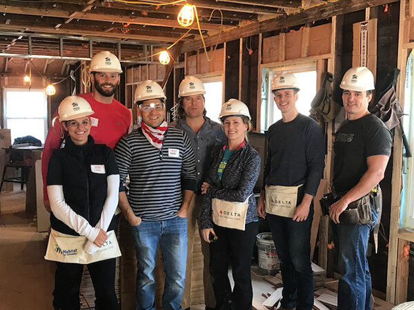 Major, Lindsey & Africa’s New York City team also participating in a Team Build program with Habitat for Humanity.
