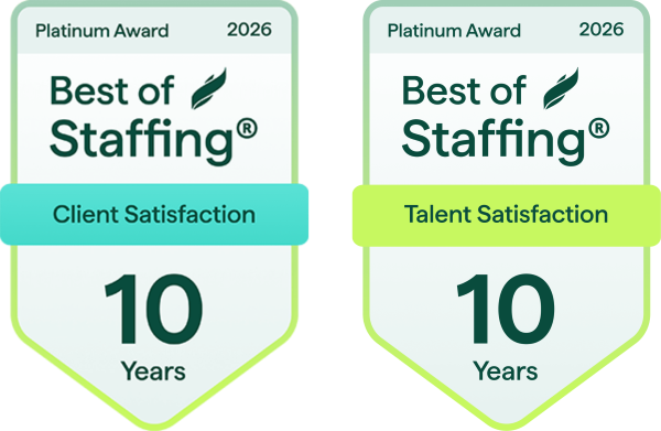 Aston Carter Awarded Best of Staffing® for Client and Talent Service Excellence by ClearlyRated.