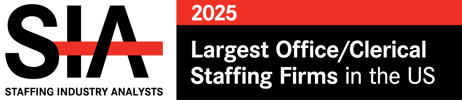 Aston Carter ranked within the top 10 by Staffing Industry Analysts (SIA). Ranking No. 2 in the Office/Clerical category.