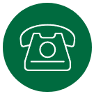 Contact a recruiter green phone graphic