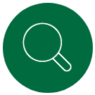 Search job opportunities green icon