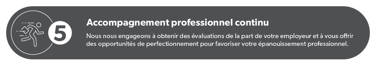 5. Accompagnement professionnel continu