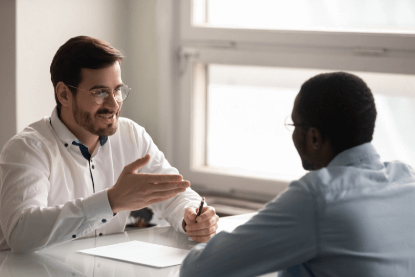 A candidate negotiating salary for his accounting and finance job opportunitiy.