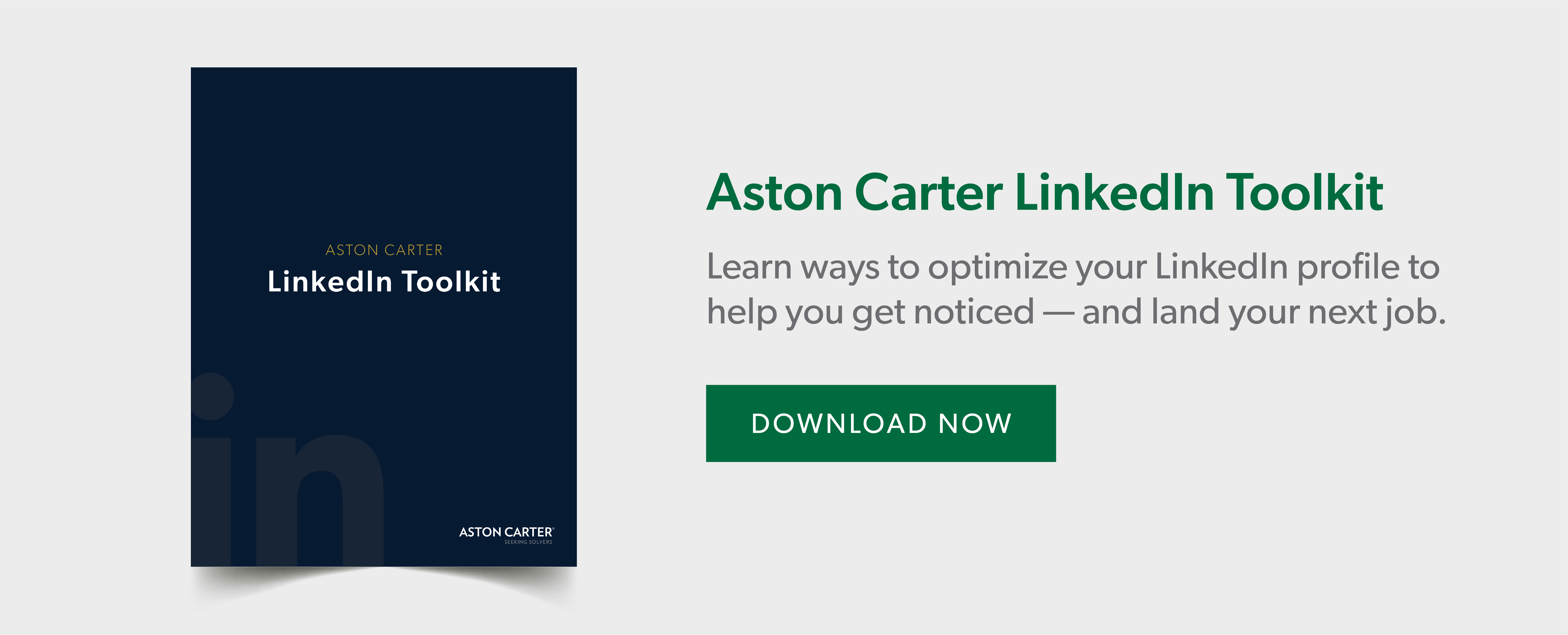 Aston Carter LinkedIn ToolKit image graphic.