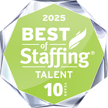 Best of Staffing Talent 10 Years Award