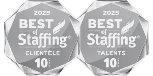 Best of Staffing Client and Talent Satisfaction Dual Diamond logo