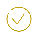 Aston Carter gold check mark icon