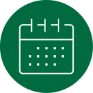 Icône message vert Aston Carter pour les talents en contrat à long terme