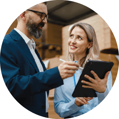 Supply chain and procurement professionals helping clients staff supply chain and procurement talent.