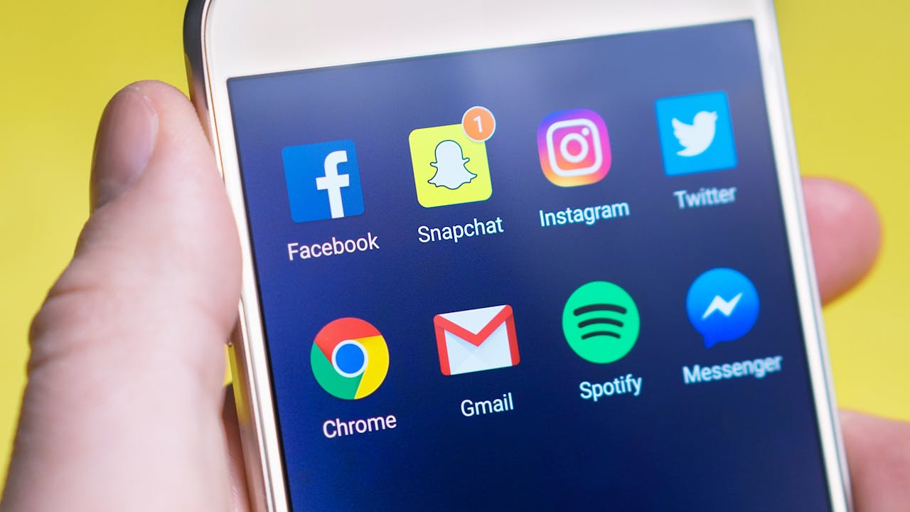 Social Media Mobile Icons