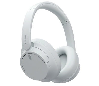 White over the ear headphones
