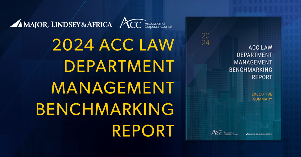 2024 ACC Law Department Management Benchmarking Report