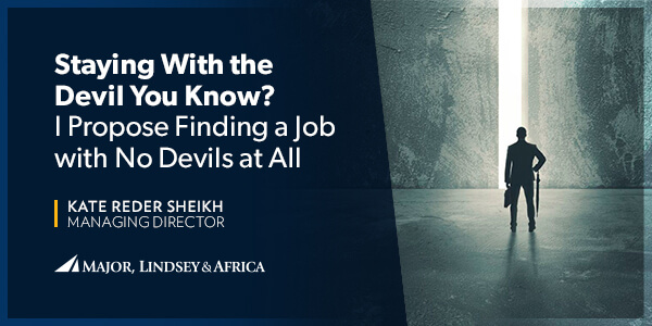 Job Application Devil Staying With The Devil You Know? I Propose Finding A Job With No Devils ...